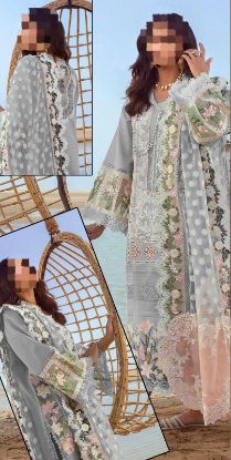 Picture of Material Chikankari Lawn Cotton, Jacquard